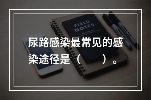 尿路感染最常见的感染途径是（　　）。