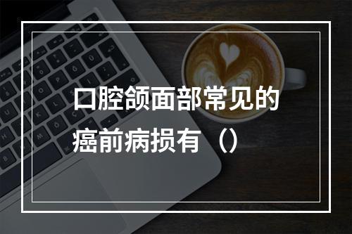 口腔颌面部常见的癌前病损有（）