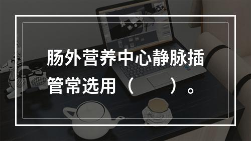 肠外营养中心静脉插管常选用（　　）。