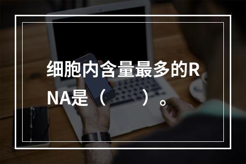 细胞内含量最多的RNA是（　　）。