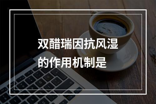 双醋瑞因抗风湿的作用机制是