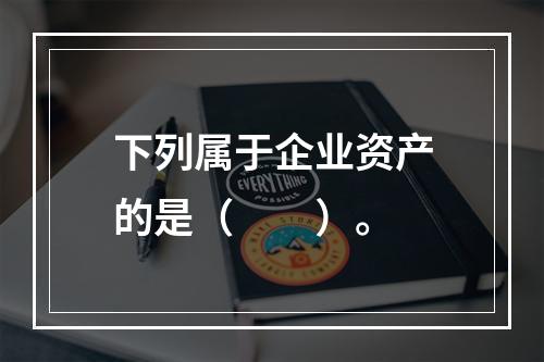 下列属于企业资产的是（　　）。