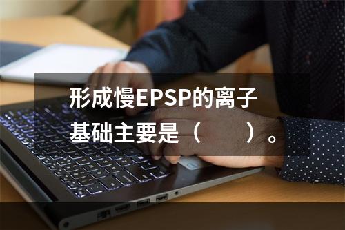 形成慢EPSP的离子基础主要是（　　）。