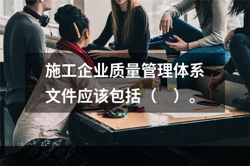 施工企业质量管理体系文件应该包括（　）。