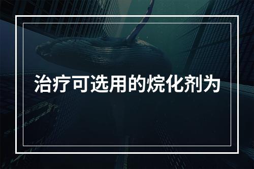 治疗可选用的烷化剂为