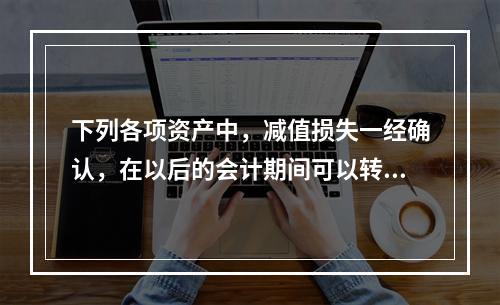 下列各项资产中，减值损失一经确认，在以后的会计期间可以转回的