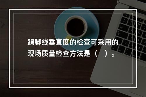 踢脚线垂直度的检查可采用的现场质量检查方法是（　）。