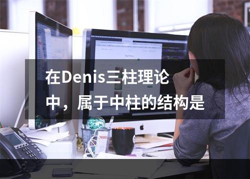 在Denis三柱理论中，属于中柱的结构是