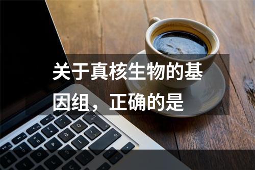 关于真核生物的基因组，正确的是