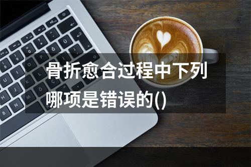 骨折愈合过程中下列哪项是错误的()