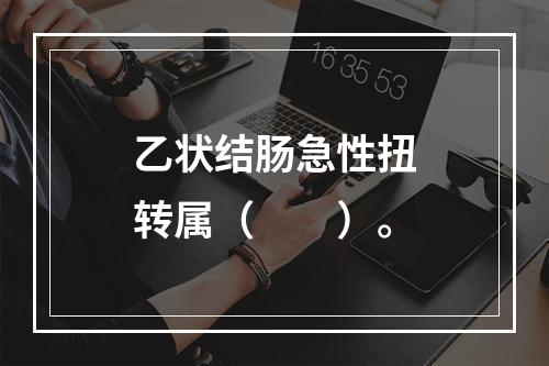 乙状结肠急性扭转属（　　）。