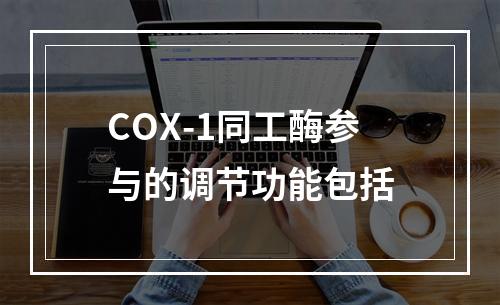 COX-1同工酶参与的调节功能包括