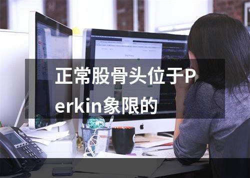 正常股骨头位于Perkin象限的