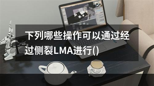 下列哪些操作可以通过经过侧裂LMA进行()