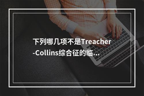 下列哪几项不是Treacher-Collins综合征的临床表