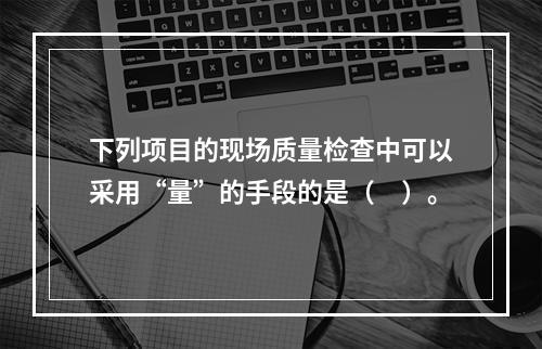 下列项目的现场质量检查中可以采用“量”的手段的是（　）。