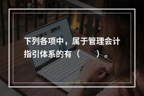 下列各项中，属于管理会计指引体系的有（　　）。