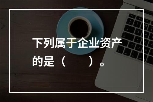 下列属于企业资产的是（　　）。