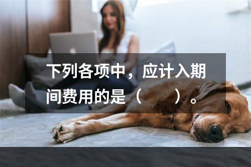 下列各项中，应计入期间费用的是（　　）。