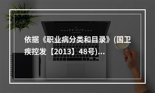 依据《职业病分类和目录》(国卫疾控发【2013】48号)，下