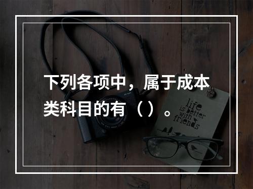 下列各项中，属于成本类科目的有（ ）。