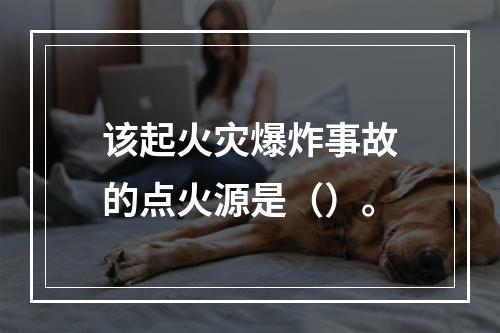 该起火灾爆炸事故的点火源是（）。