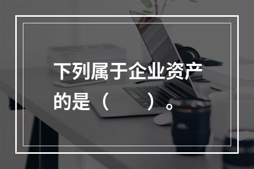 下列属于企业资产的是（　　）。