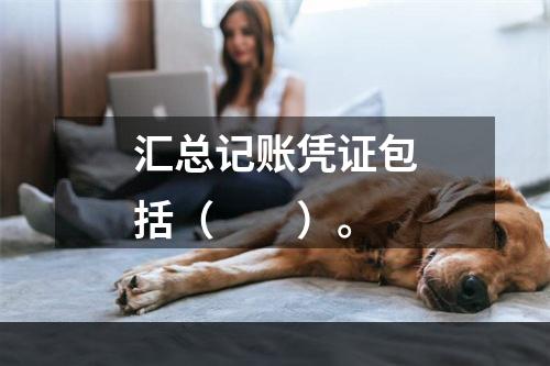 汇总记账凭证包括（　　）。