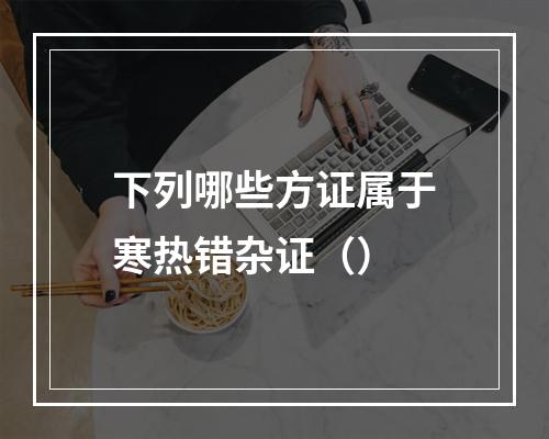 下列哪些方证属于寒热错杂证（）