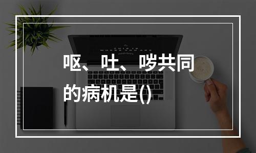 呕、吐、哕共同的病机是()