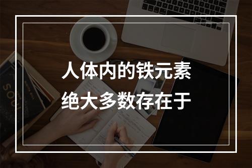 人体内的铁元素绝大多数存在于