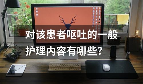 对该患者呕吐的一般护理内容有哪些？