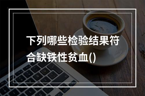 下列哪些检验结果符合缺铁性贫血()