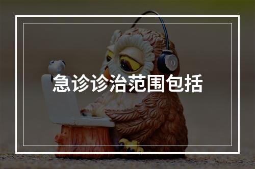 急诊诊治范围包括