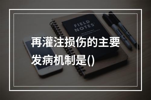 再灌注损伤的主要发病机制是()