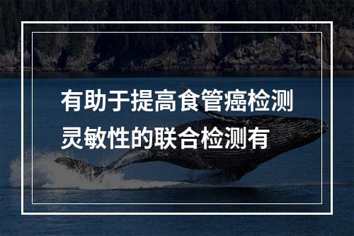 有助于提高食管癌检测灵敏性的联合检测有