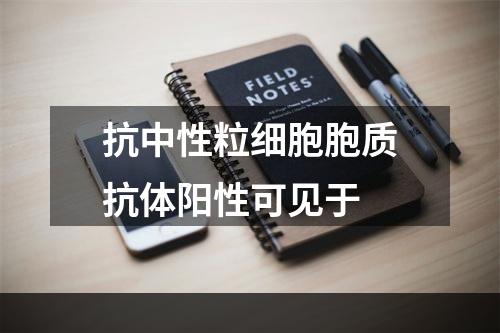 抗中性粒细胞胞质抗体阳性可见于