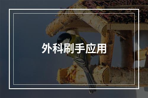 外科刷手应用