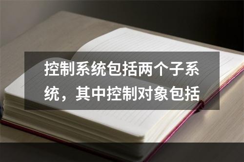 控制系统包括两个子系统，其中控制对象包括