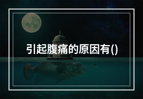 引起腹痛的原因有()