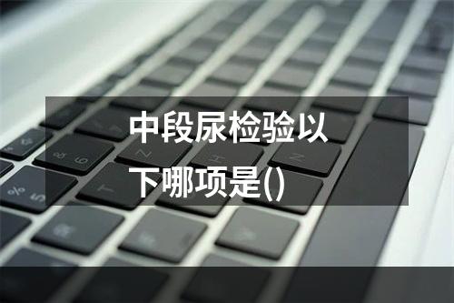 中段尿检验以下哪项是()