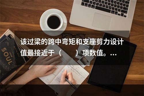 该过梁的跨中弯矩和支座剪力设计值最接近于（　　）项数值。图4