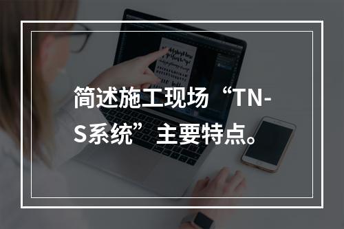 简述施工现场“TN-S系统”主要特点。