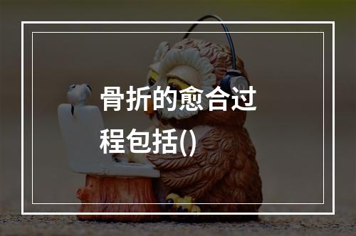 骨折的愈合过程包括()