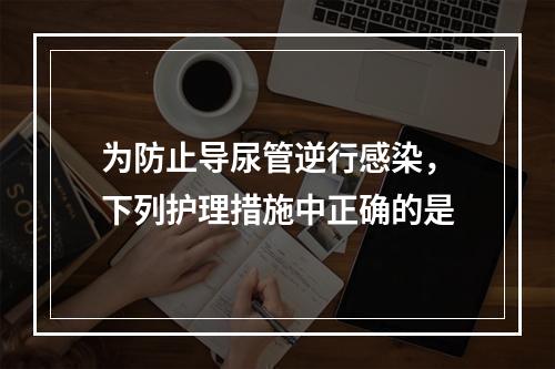 为防止导尿管逆行感染，下列护理措施中正确的是