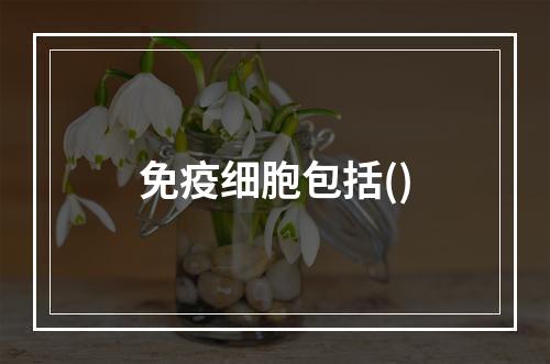 免疫细胞包括()