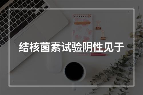 结核菌素试验阴性见于