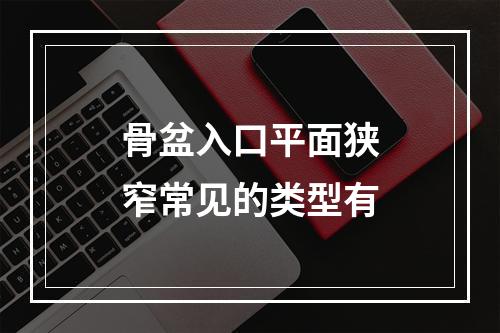 骨盆入口平面狭窄常见的类型有