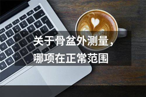 关于骨盆外测量，哪项在正常范围