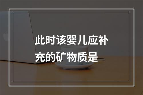 此时该婴儿应补充的矿物质是